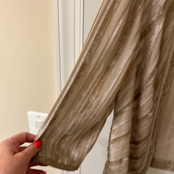 Chico's Cream Cardigan  with Textured Knit - Picture 3 of 5